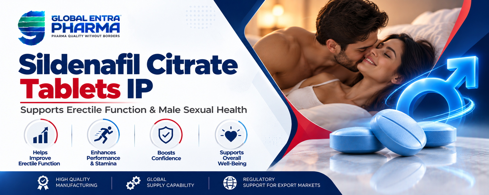 Sildenafil Citrate Tablets IP 20 mg Manufacturer in India